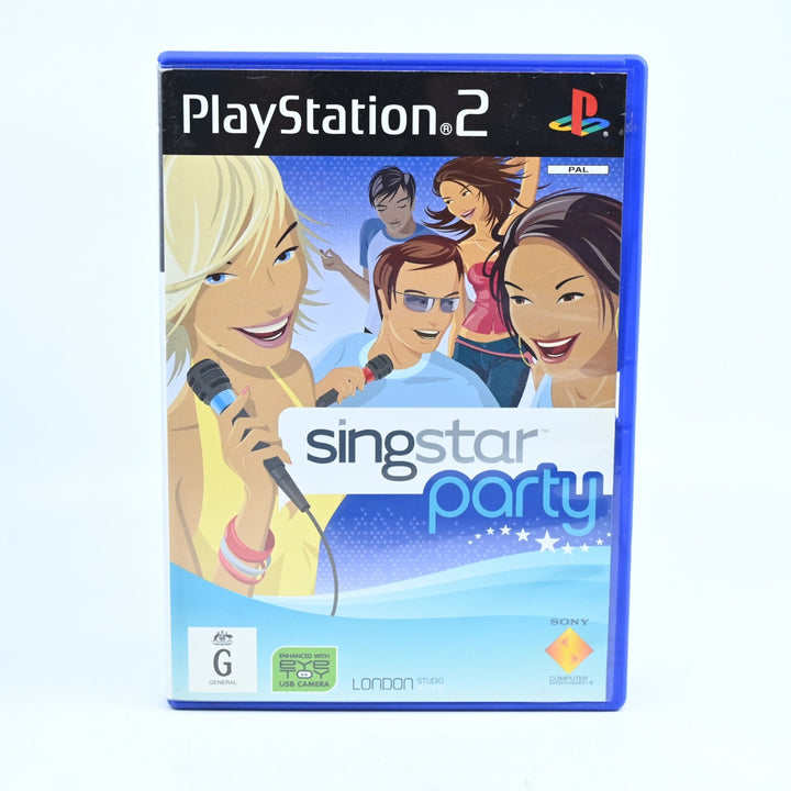 Singstar Party - Sony Playstation 2 / PS2 Game + No Manual - PAL - MINT DISC!