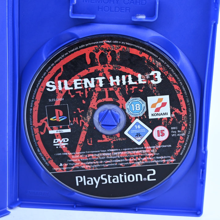 Silent Hill 3 - Sony Playstation 2 / PS2 Game + Manual - PAL - MINT DISC!