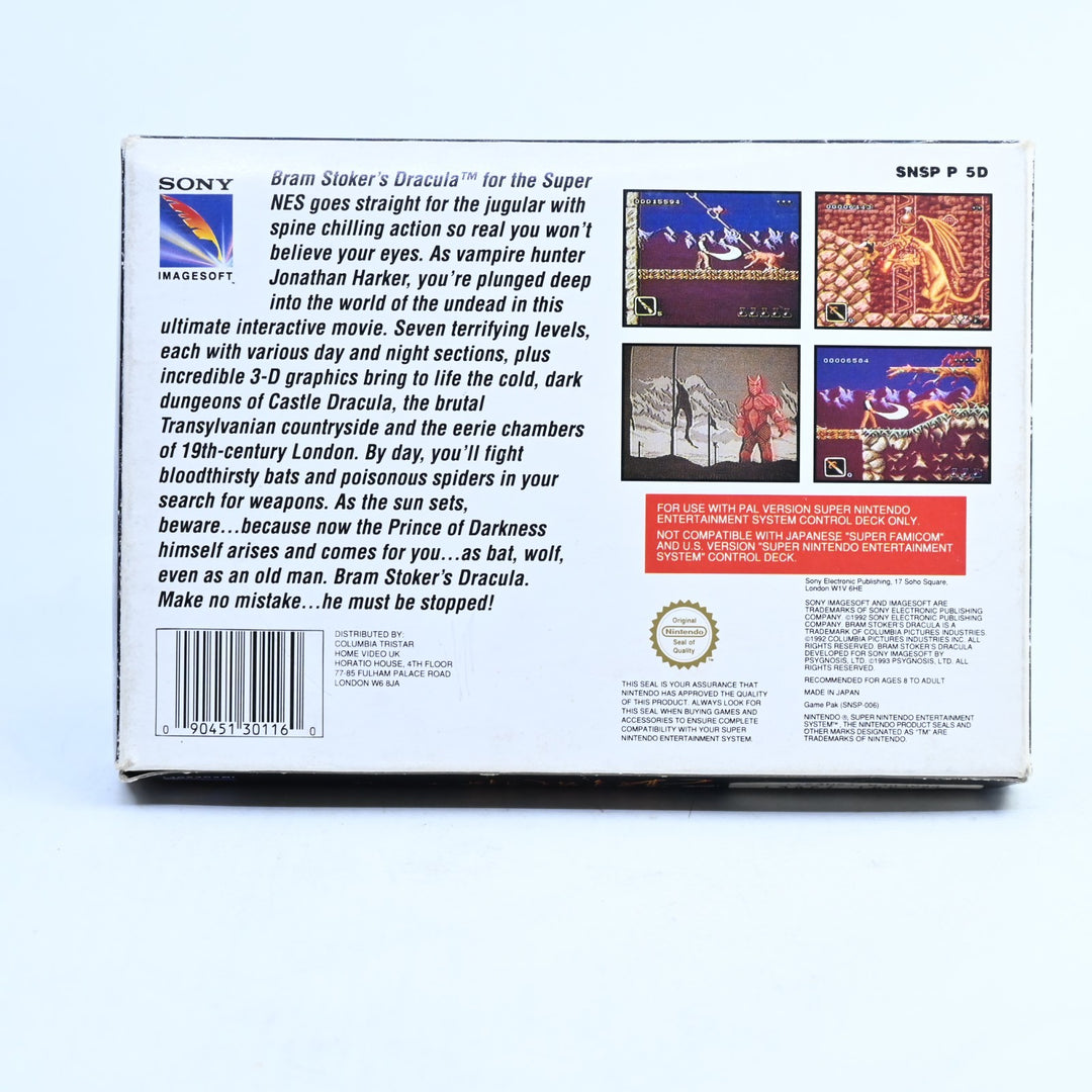 Bram Stoker's Dracula - Super Nintendo / SNES Boxed Game - PAL - FREE POST!