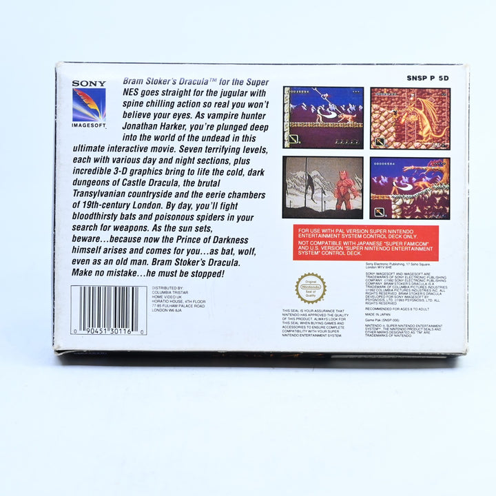 Bram Stoker's Dracula - Super Nintendo / SNES Boxed Game - PAL - FREE POST!