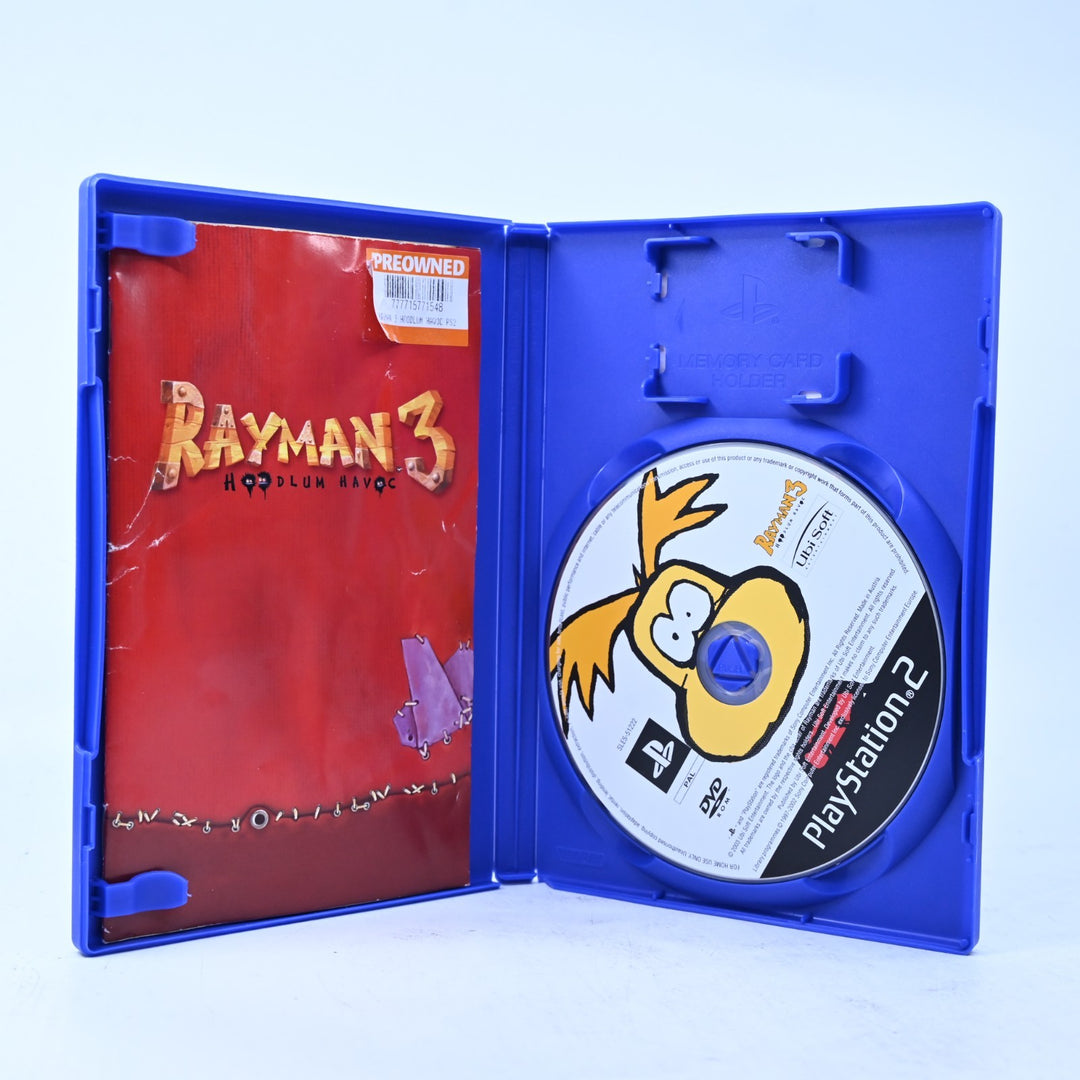 Rayman 3: Hoodlum Havoc - Lenticular Cover - PS2 Game + Manual - PAL