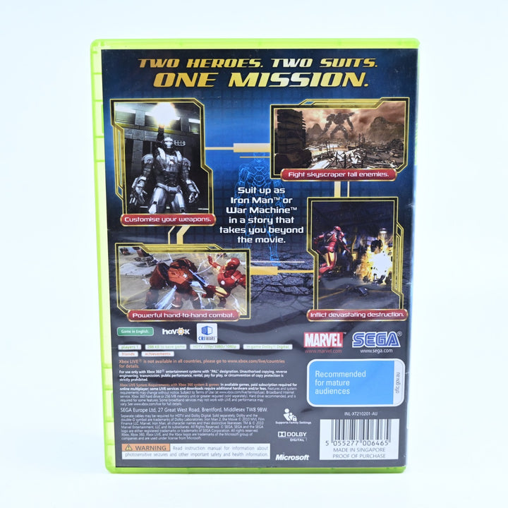 Iron Man 2 - Xbox 360 Game + Manual - PAL - MINT DISC!