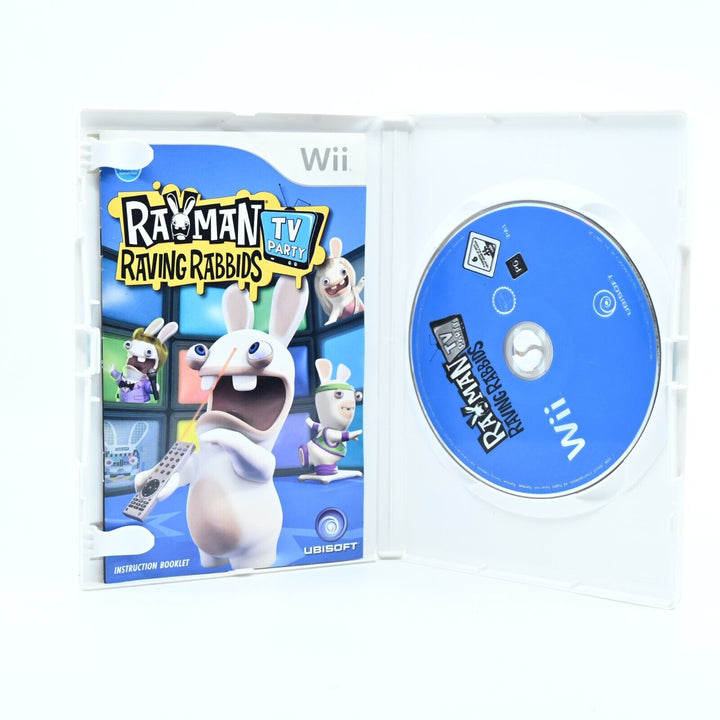 Rayman Raving Rabbids: TV Party - Nintendo Wii Game + Manual - PAL - FREE POST!