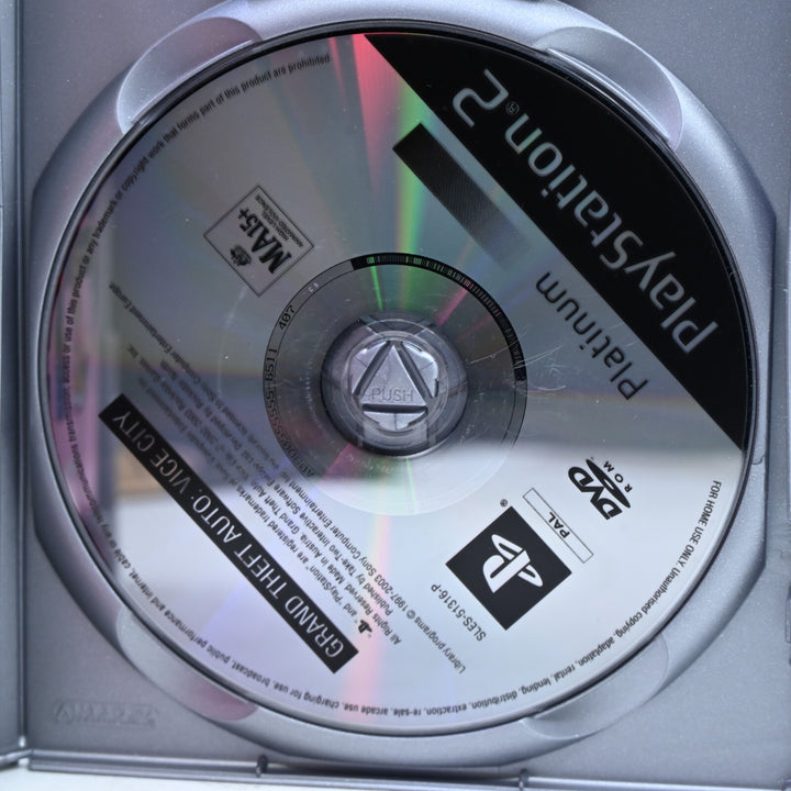 Grand Theft Auto: Vice City - Sony Playstation 2 / PS2 Game - Map + Manual - PAL