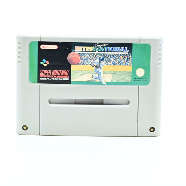 Super International Cricket - Super Nintendo / SNES Game - PAL - FREE POST!