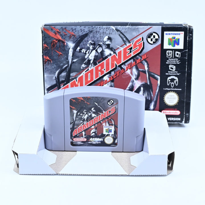 Armorines - Project Swarm - N64 / Nintendo 64 Boxed Game - PAL - FREE POST!