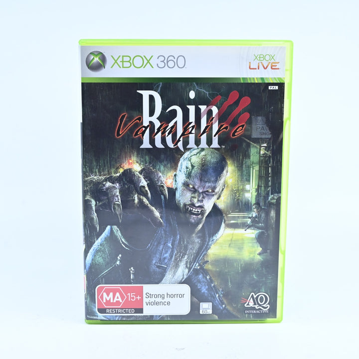 Vampire Rain - Xbox 360 Game + Manual - PAL - MINT DISC!