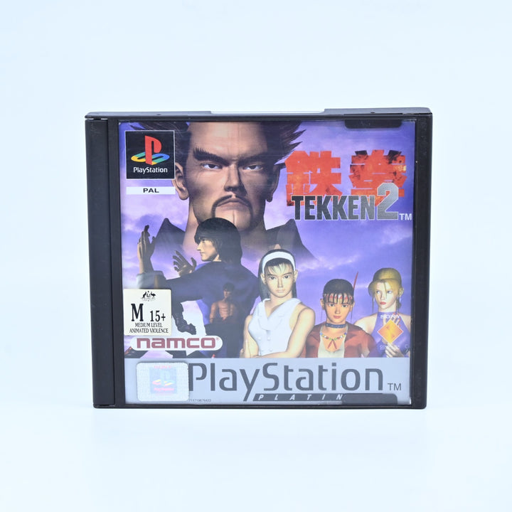 Tekken 2 - Sony Playstation 1 / PS1 Game + Manual - PAL - MINT DISC!
