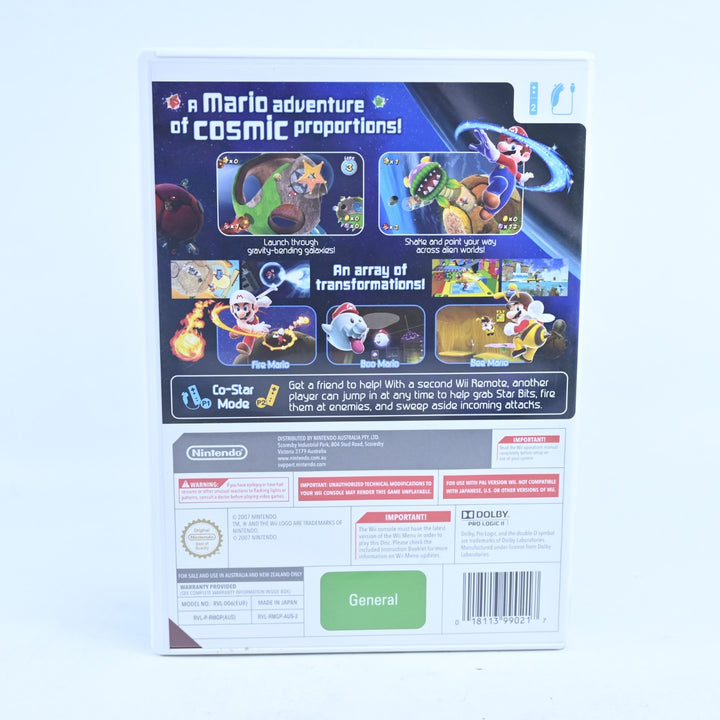 Super Mario Galaxy - Nintendo Wii Game + Manual - PAL