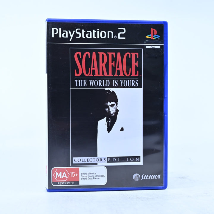 Scarface: The World is Yours Collector's Edition - PS2 Game + Manual + Map