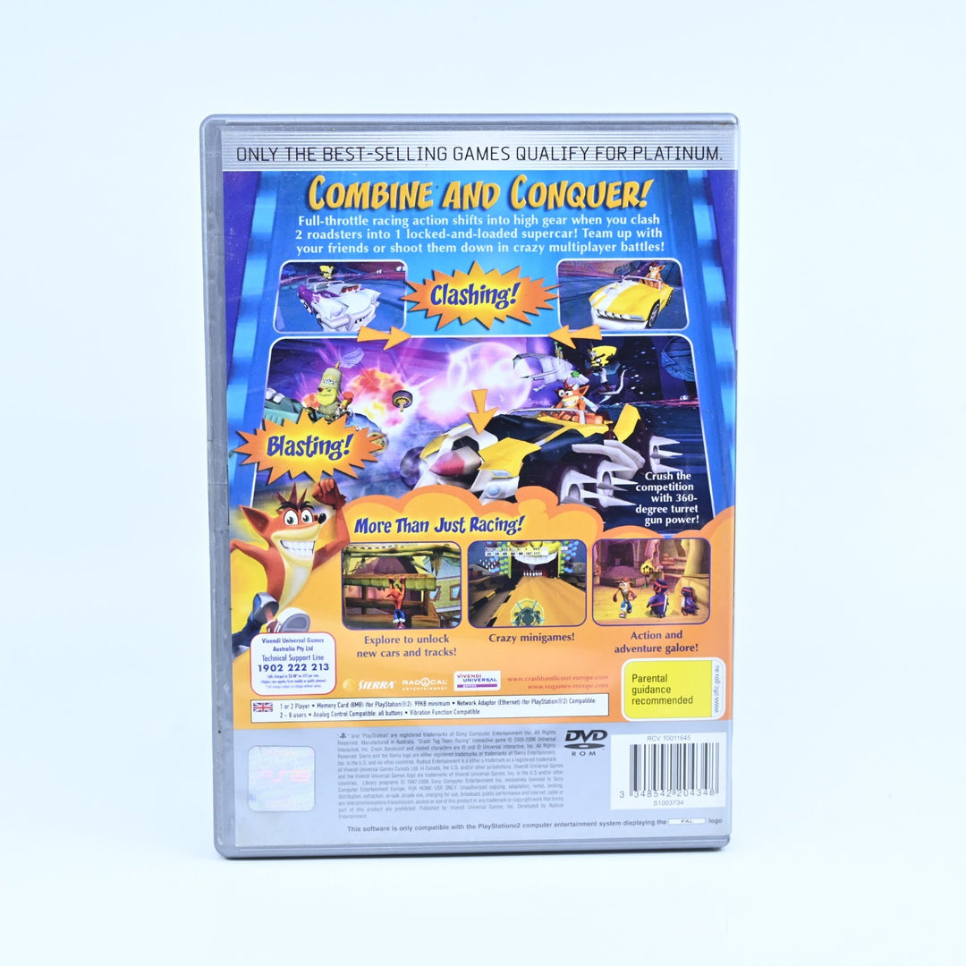 Crash Tag Team Racing - Sony Playstation 2 / PS2 Game + Manual - PAL