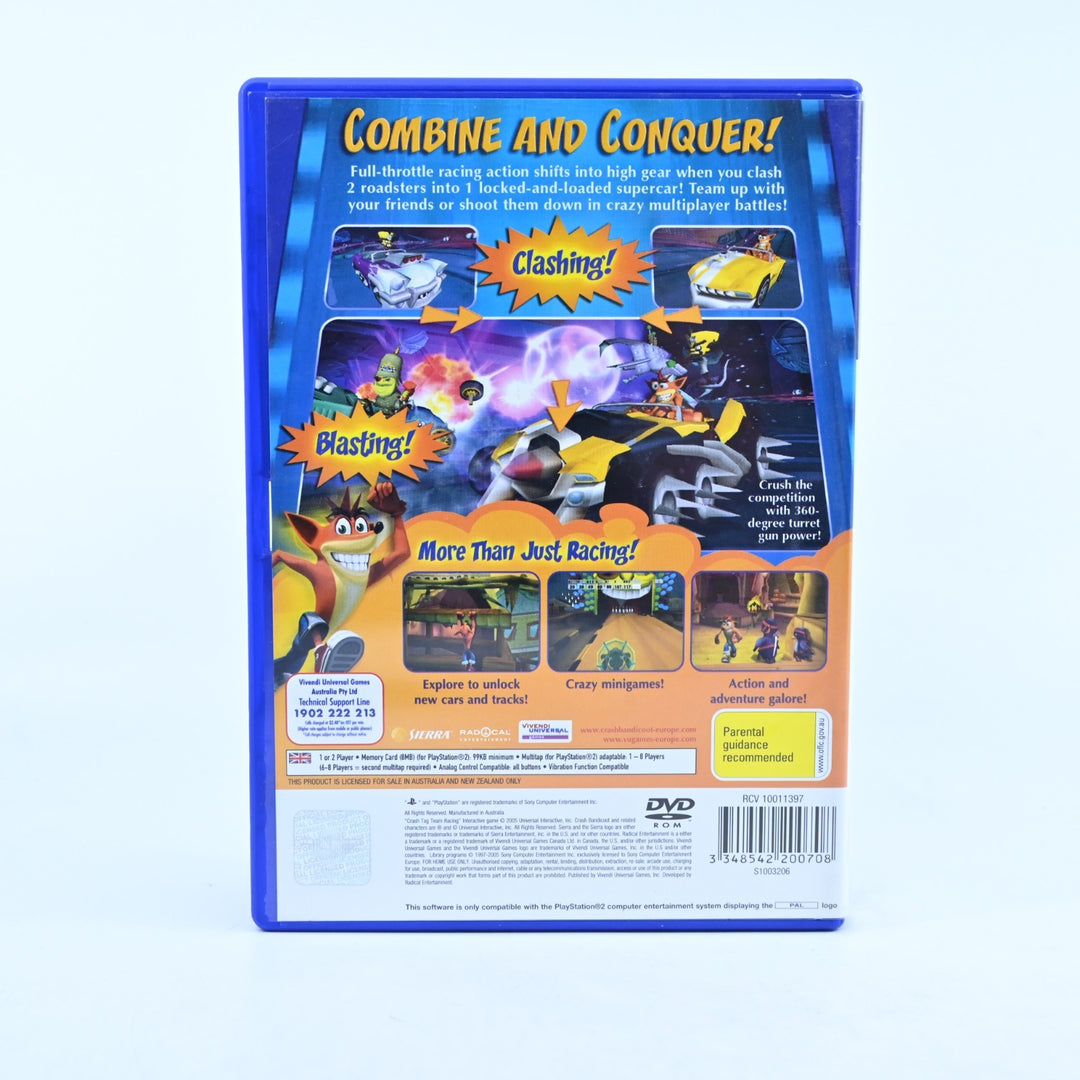 Crash Tag Team Racing - Sony Playstation 2 / PS2 Game + Manual - PAL