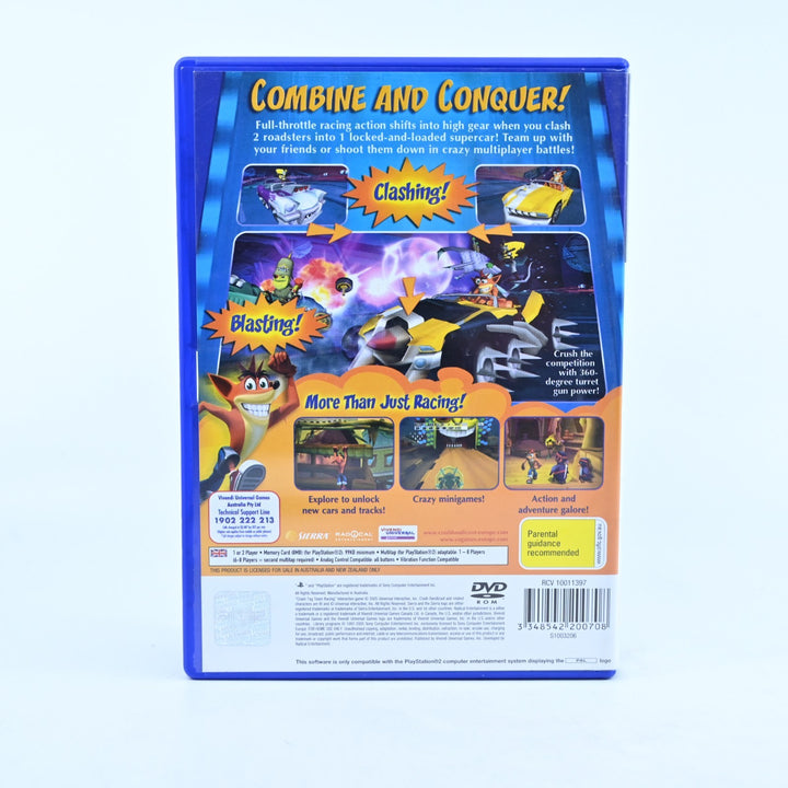 Crash Tag Team Racing - Sony Playstation 2 / PS2 Game + Manual - PAL