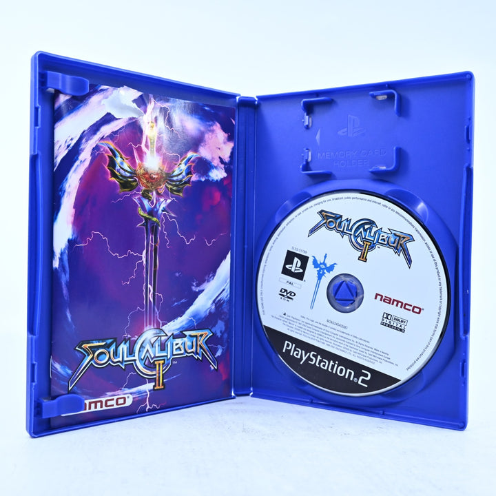 SoulCalibur II - Sony Playstation 2 / PS2 Game + Manual - PAL - MINT DISC!