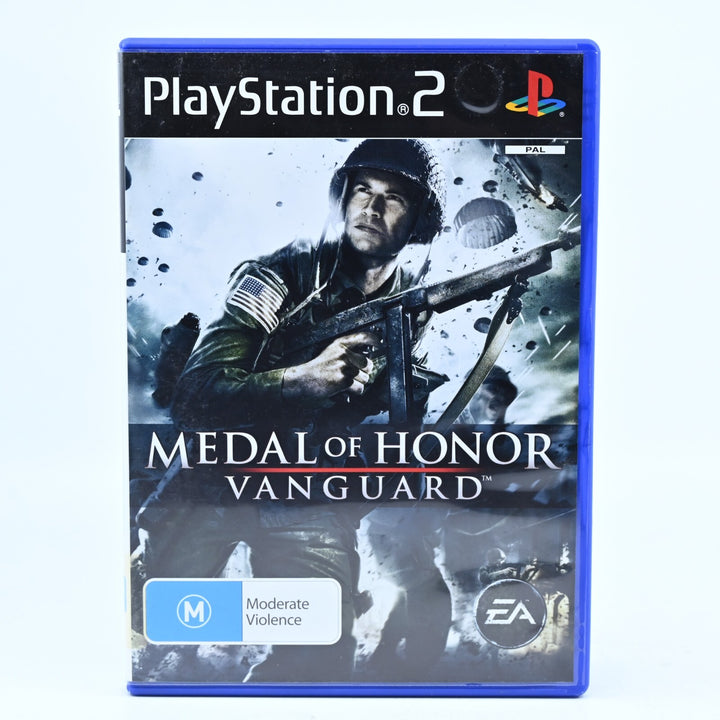 Medal of Honor: Vanguard - Sony Playstation 2 / PS2 Game + Manual - PAL