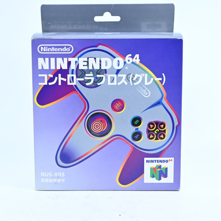 N64 Grey Boxed Controller Japanese - N64 / Nintendo 64 Accessory