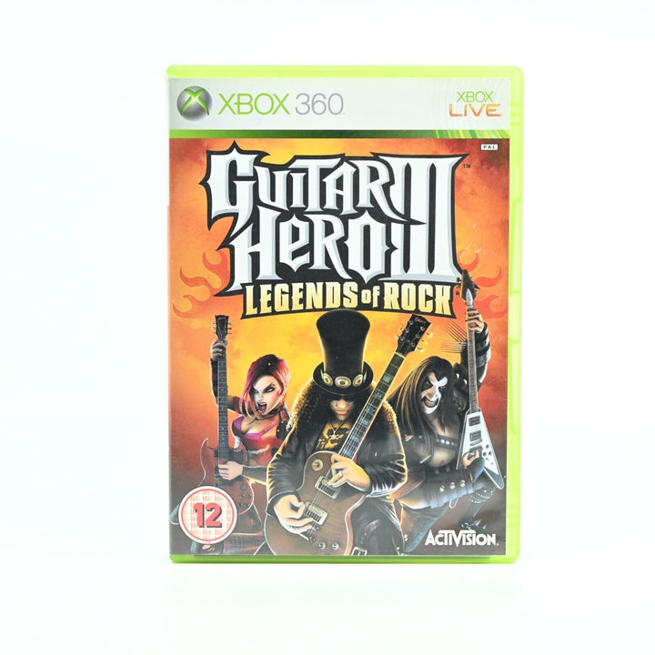 Guitar Hero III: Legends of Rock - Xbox 360 Game - PAL - MINT DISC!