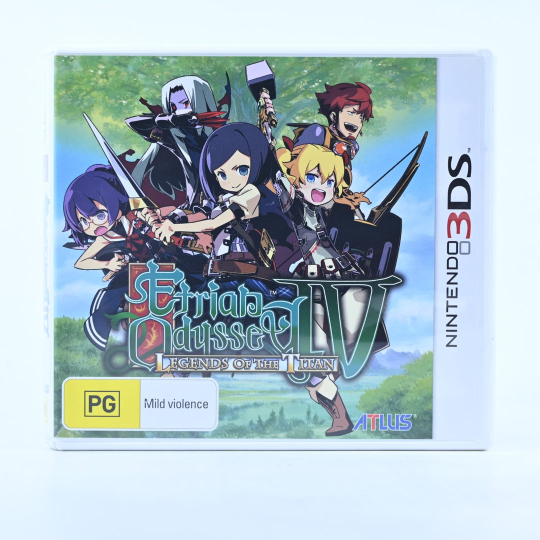 Etrian Odyssey IV: Legends of the Titan - Nintendo 3DS Game - PAL + Manual
