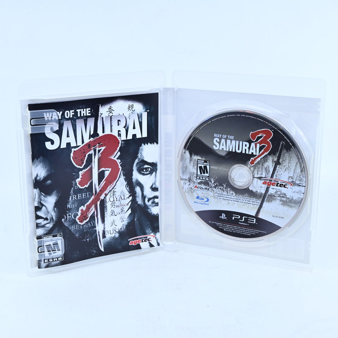 Way of the Samurai 3 - Sony Playstation 3 / PS3 Game + Manual - MINT DISC!