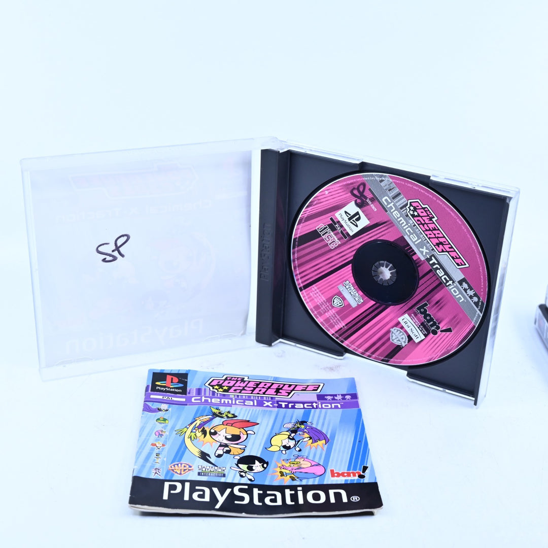 The PowerPuff Girls: Chemical X-traction - PS1 Game + Manual