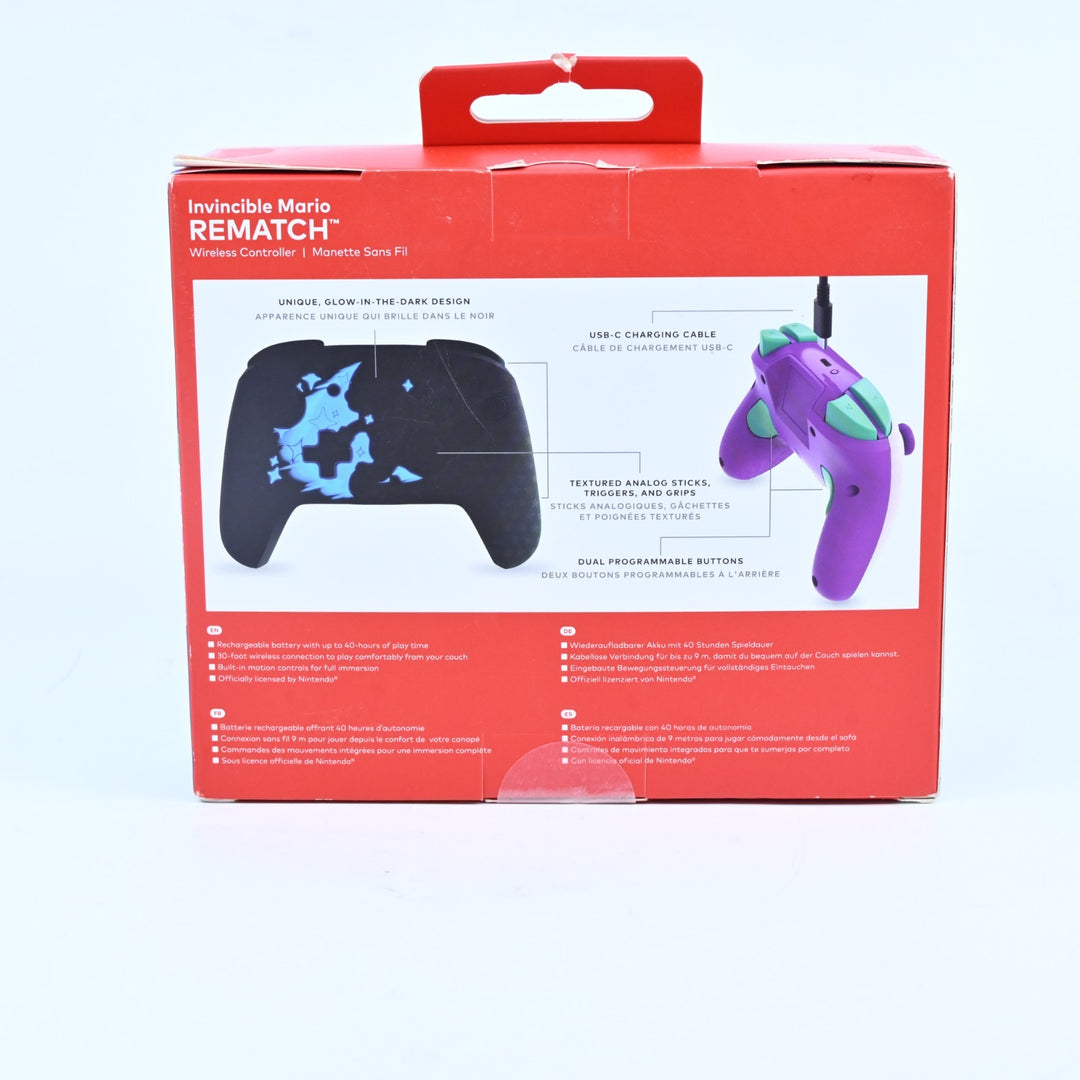 Invincible Mario Turtle Beach Rematch Wireless Controller - Switch Accessory