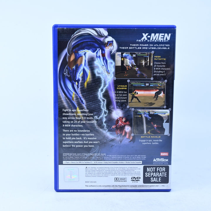 X-Men Next Dimension - Sony Playstation 2 / PS2 Game + Manual - PAL - MINT DISC!