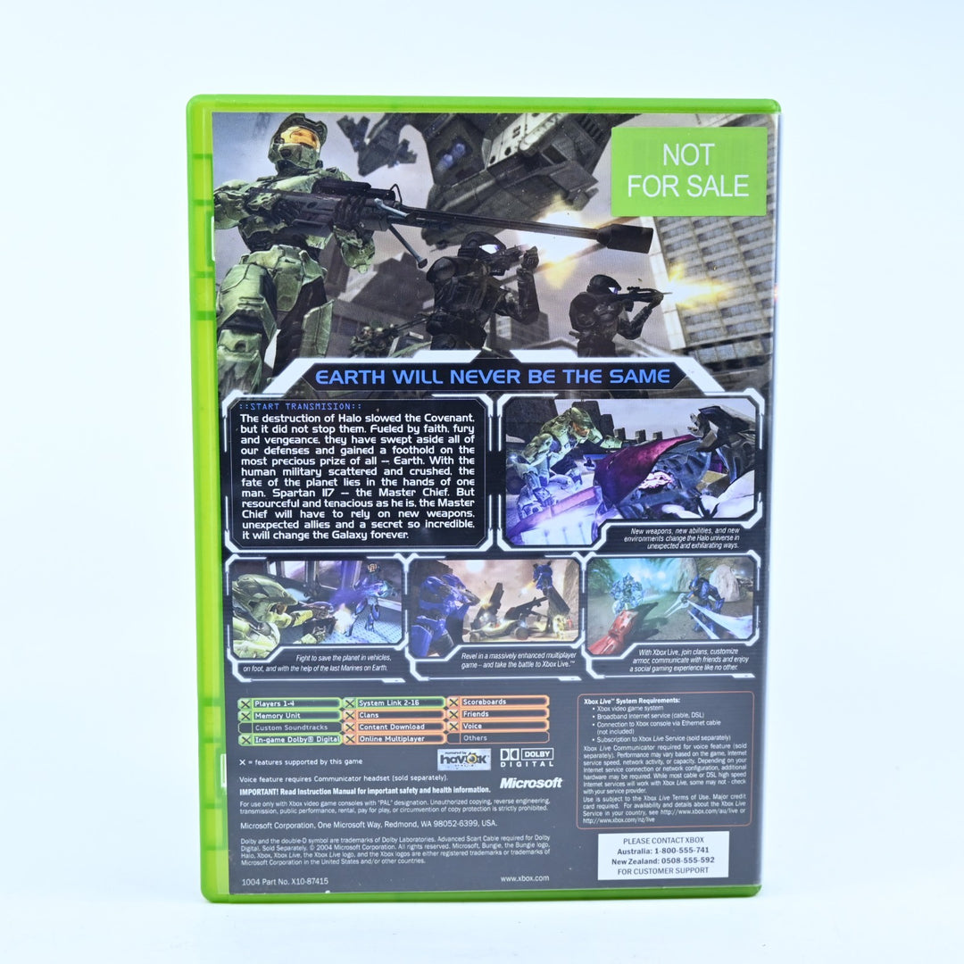 Halo 2 - Original Xbox Game + Manual - PAL - MINT DISC!
