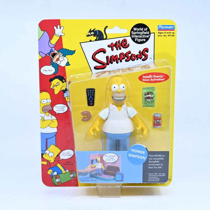 Homer Simpson - Simpsons Intelli-Tronic Voice Activation Toy - Playmates