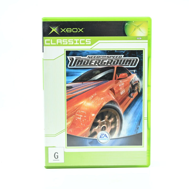 Need for Speed Underground - Original Xbox Game + Manual - PAL - MINT DISC!