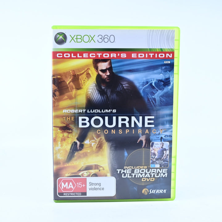 The Bourne Conspiracy: Collector's Edition - Xbox 360 Game + Manual - MINT DISC!