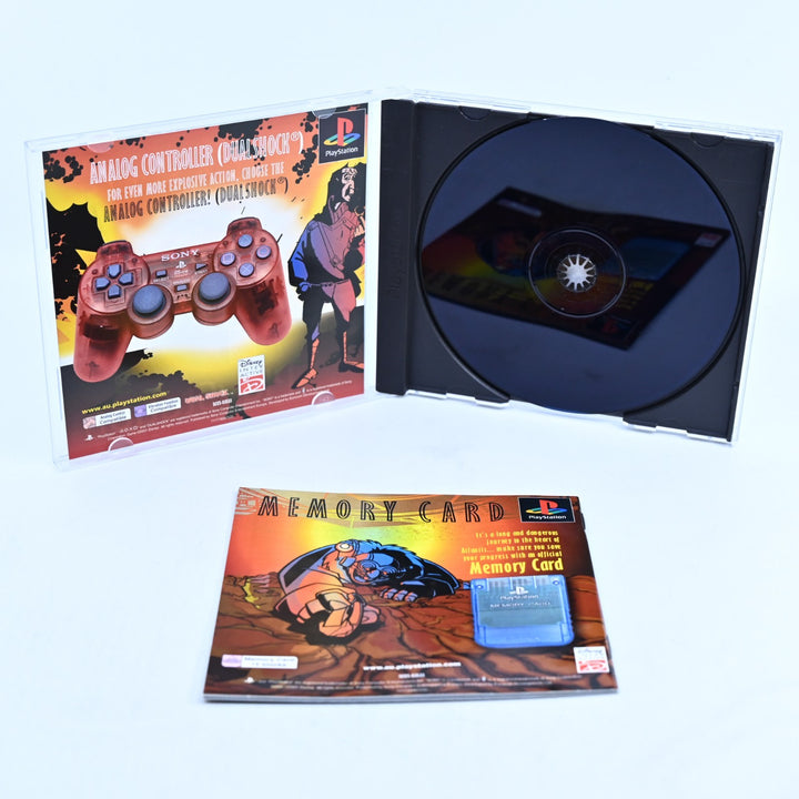 Disney's Atlantis: The Lost Empire - Sony Playstation 1 / PS1 Game + Manual