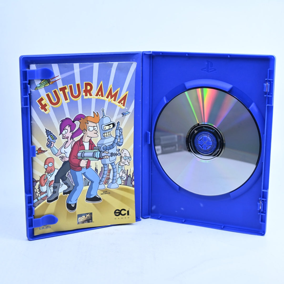 Futurama - Sony Playstation 2 / PS2 Game + Manual - PAL - MINT DISC!