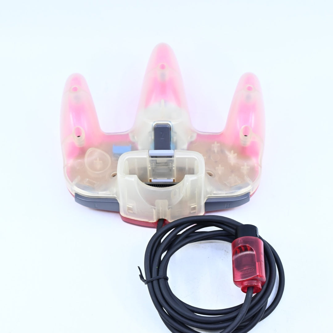 Original Transparent Red Two Tone N64 Controller - N64 / Nintendo 64 Accessory