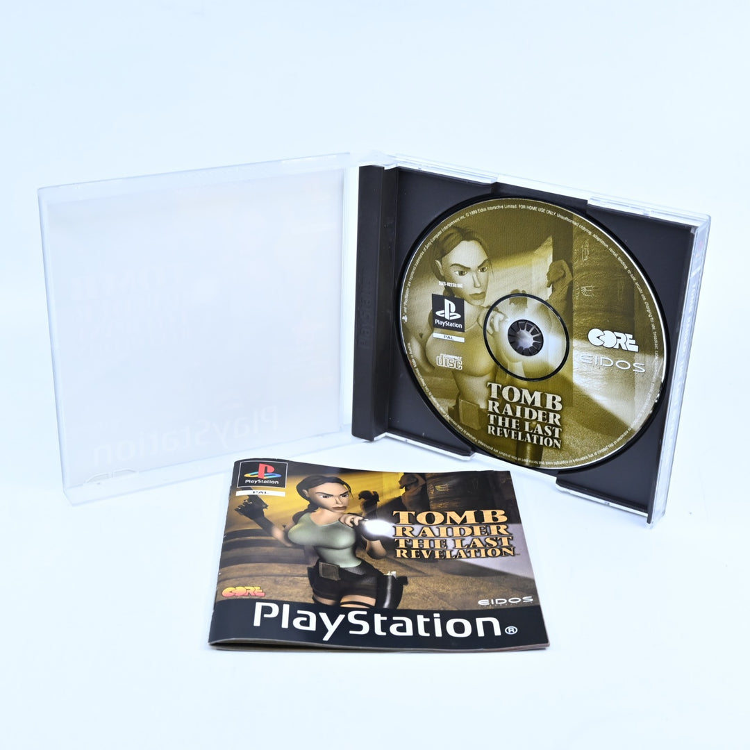 Tomb Raider: The Last Revelation - PS1 Game + Manual - PAL - MINT DISC!