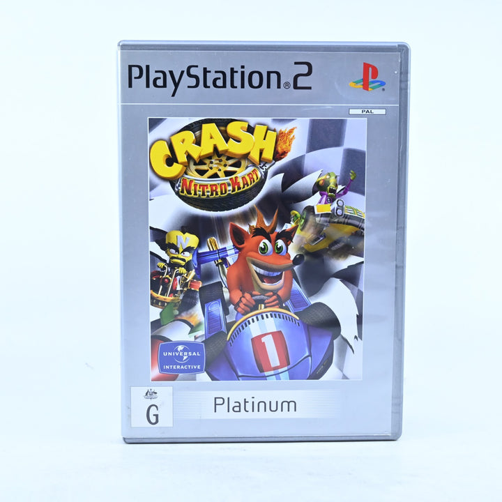 Crash Nitro Kart - Sony Playstation 2 / PS2 Game + Manual - PAL - MINT DISC!