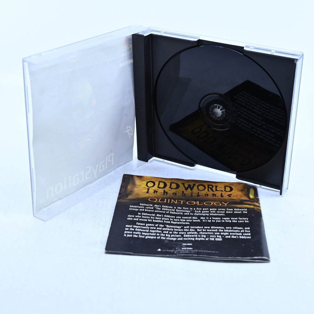Oddworld: Abe's Oddysee - Sony Playstation 1 / PS1 Game + Manual - PAL