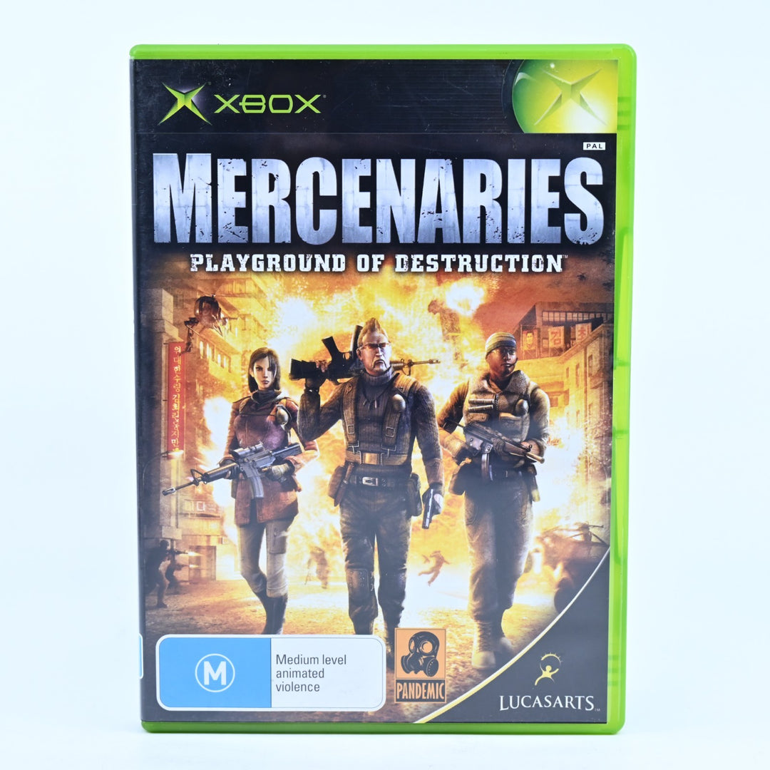 Mercenaries - Original Xbox Game + Manual - PAL - MINT DISC!