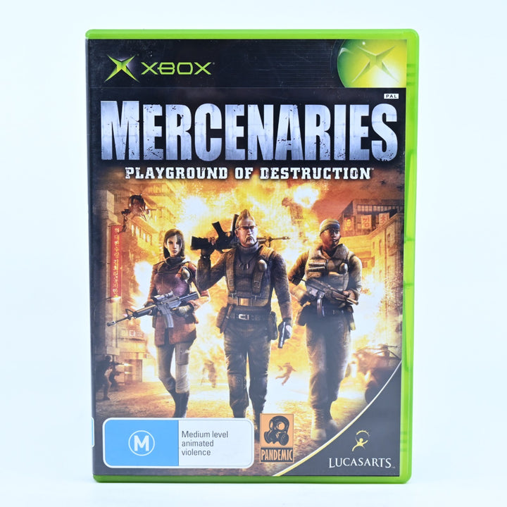 Mercenaries - Original Xbox Game + Manual - PAL - MINT DISC!