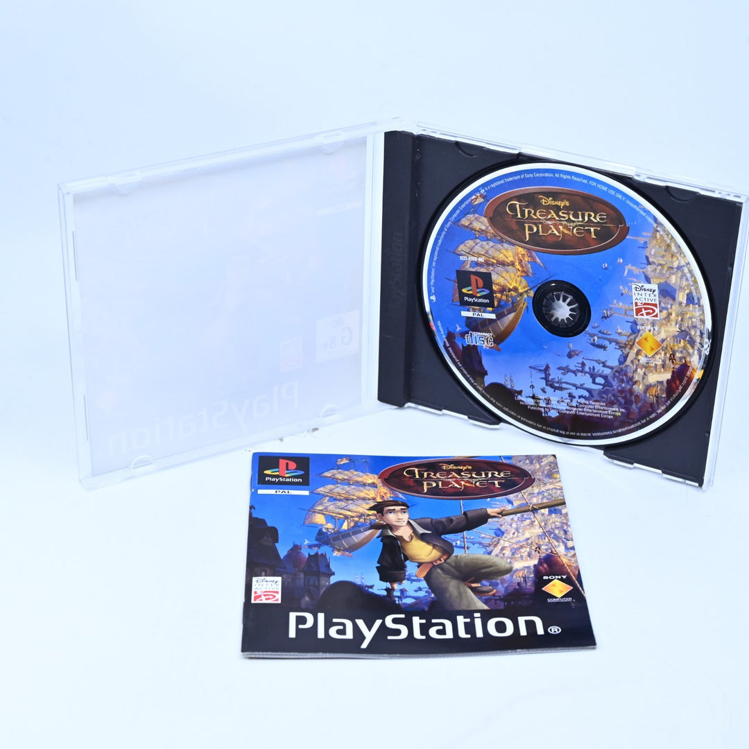 Disney's Treasure Planet - Sony Playstation 1 / PS1 Game + Manual - PAL