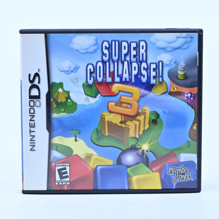 Super Collapse! 3 - Nintendo DS Game - REGION FREE + Manual - FREE POST!