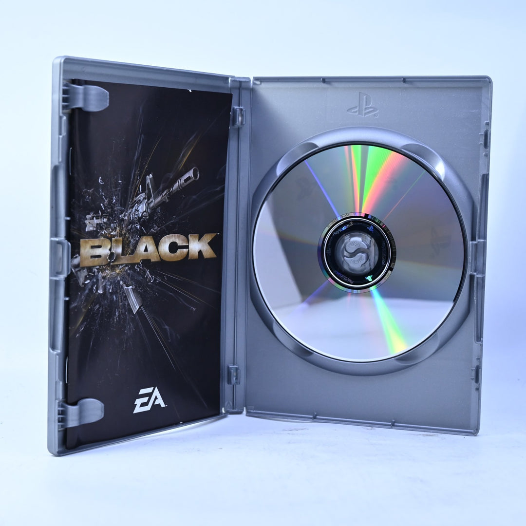 Black - Sony Playstation 2 / PS2 Game + Manual - PAL - MINT DISC!