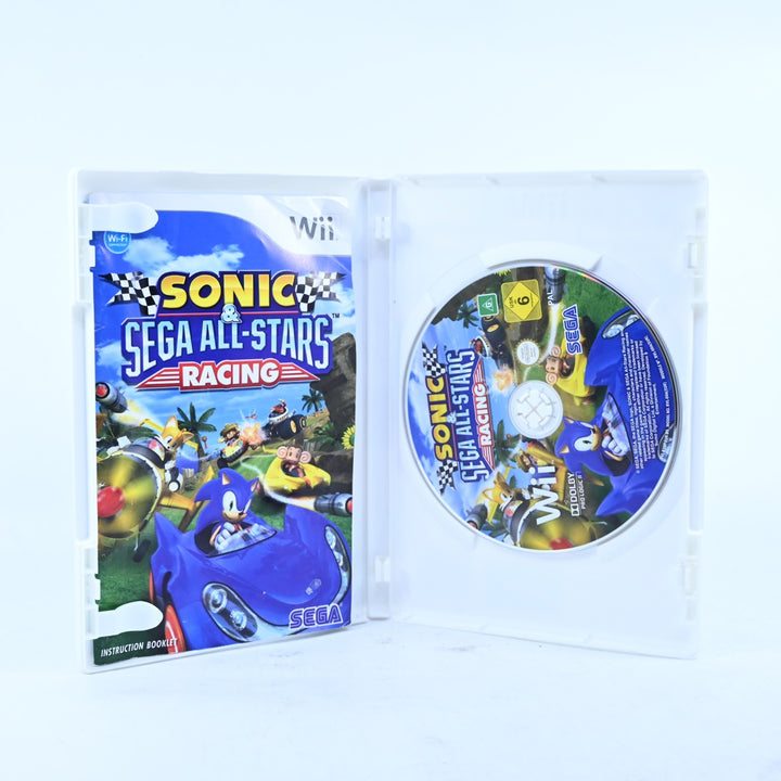 Sonic &amp; Sega All-Stars Racing - Nintendo Wii Game + Manual - PAL