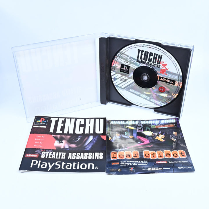 Tenchu Stealth Assassins - Sony Playstation 1 / PS1 Game + Manual - PAL
