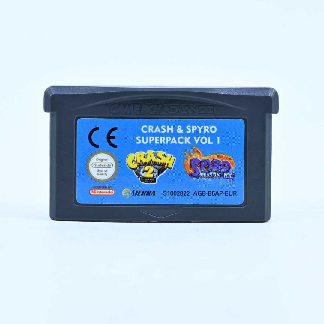 Crash & Spyro Super Pack Volume 1 - Nintendo Gameboy Advance / GBA Boxed Game