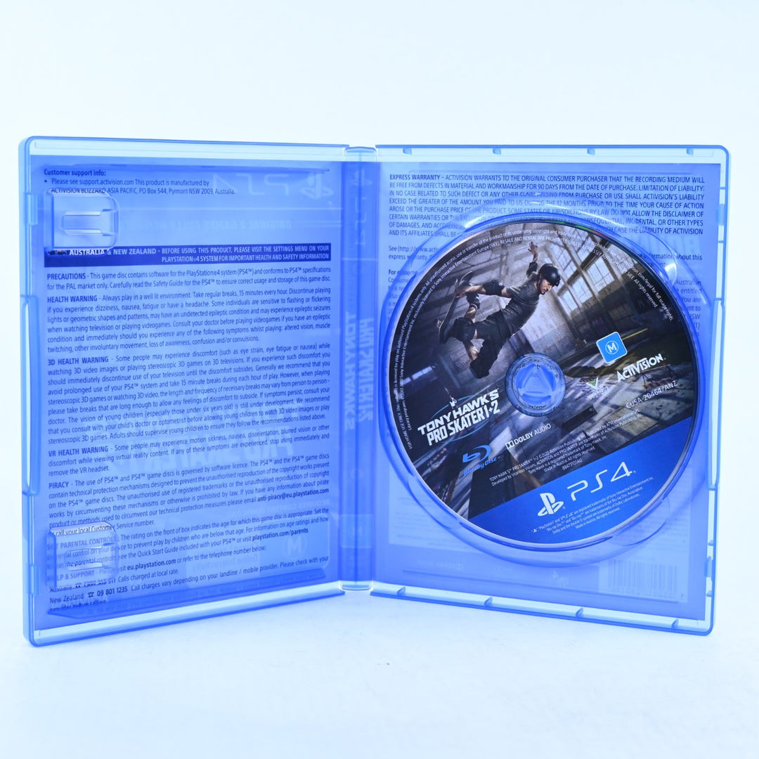 Tony Hawk's Pro Skater 1 + 2 - Sony Playstation 4 / PS4 Game - MINT DISC!