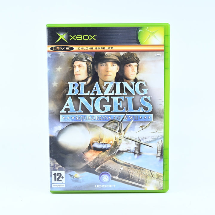 Blazing Angels: Squadron of WWII - Original Xbox Game + Manual - PAL - MINT DISC
