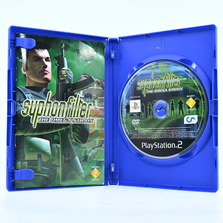 Syphon Filter: The Omega Strain - Sony Playstation 2 / PS2 Game + Manual - PAL