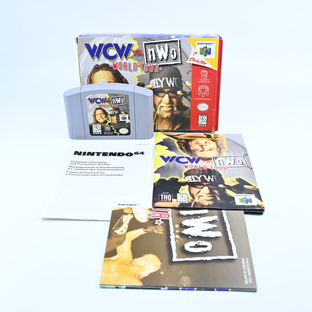 WCW vs. nWo World Tour - N64 / Nintendo 64 Boxed Game - NTSC - FREE POST!