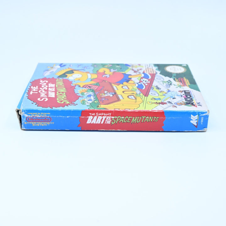 The Simpsons Bart Vs The Space Mutants - NES Boxed Game - PAL - FREE POST!