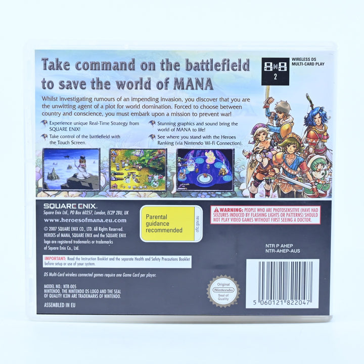 Heroes of Mana - Nintendo DS Game - PAL + Manual - FREE POST!